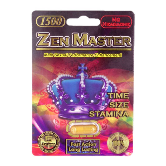 Zen Master 1500 5 Pill Packs