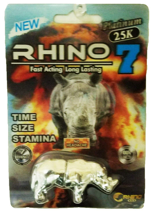 Rhino 77 25000 Toy 5 Pill Packs